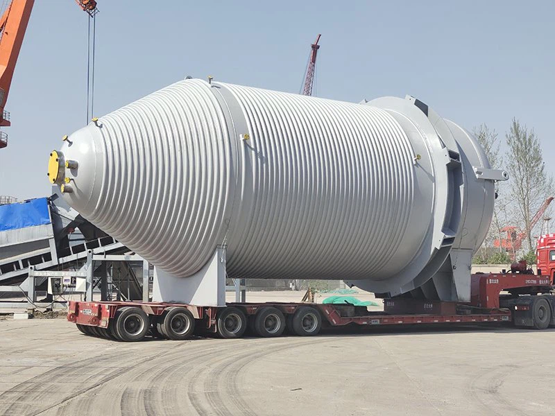 Reaktor med kappe i rustfrit stål